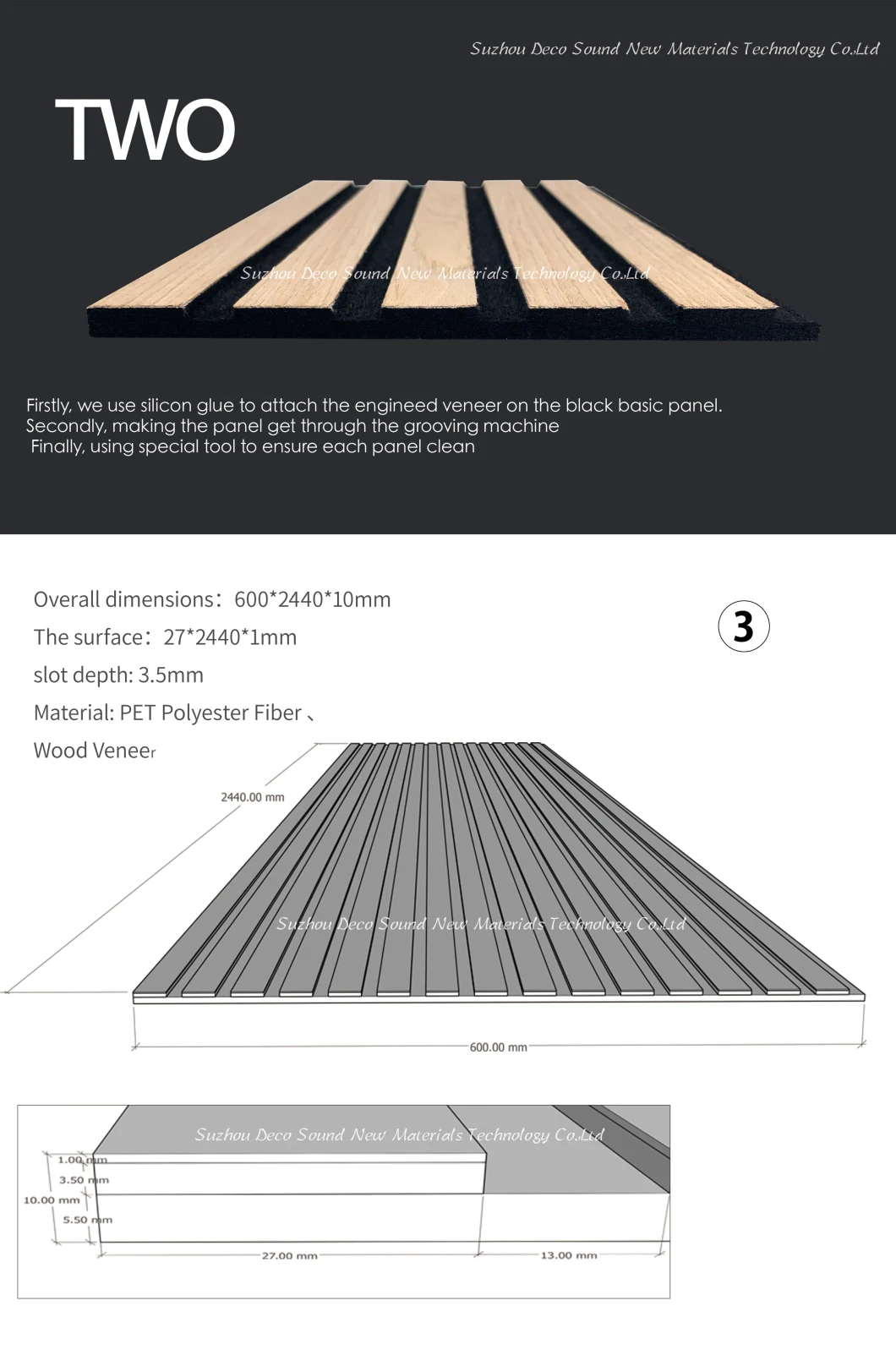 FSC Decorative Wooden Slats Acoustic Panels